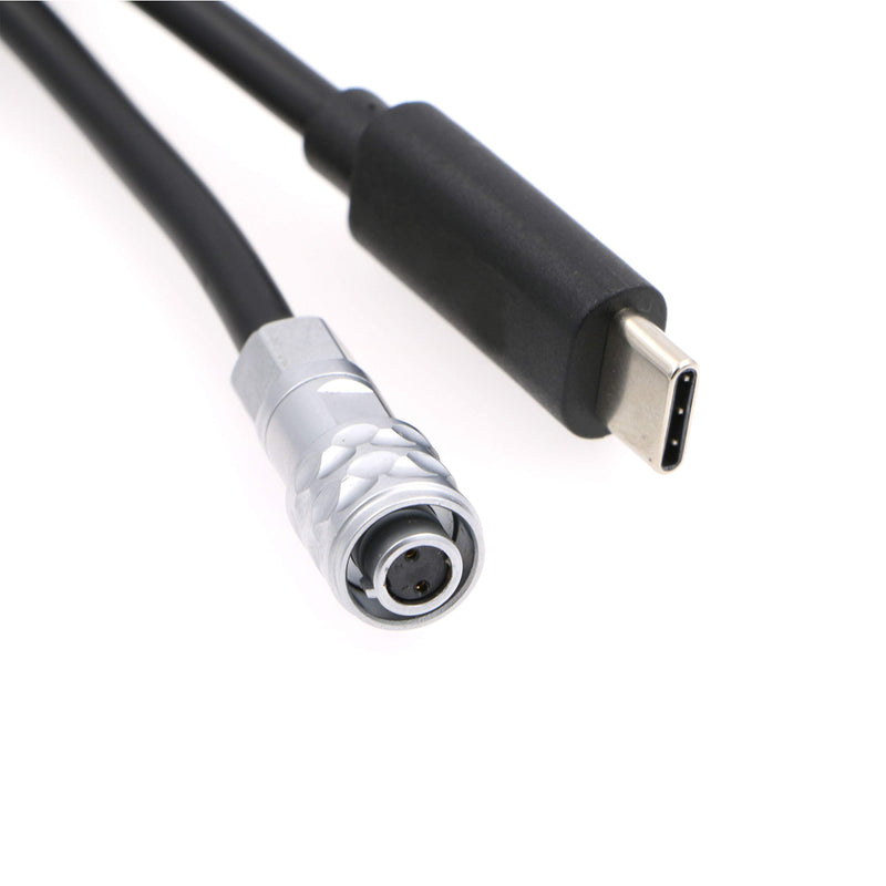 Alvin's Cables BMPCC 4K 6K Trigger Power Cable USB C Type-C PD to Weipu SF61B/S2 2 Pin for Blackmagic Pocket Cinema Camera 19.7in/50cm