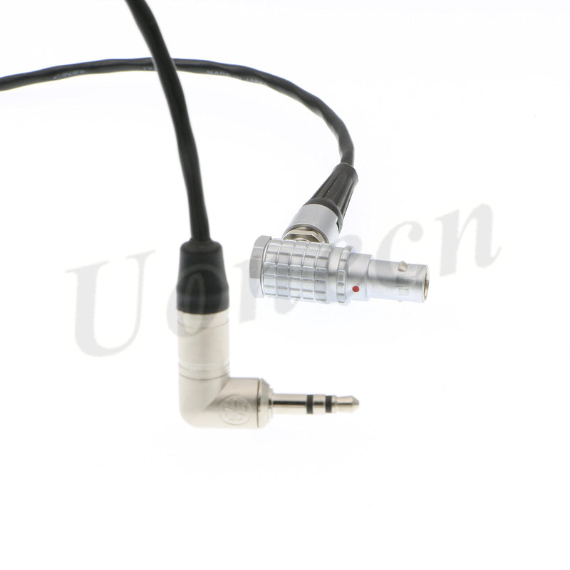 [AUSTRALIA] - Uonecn Sound Device Time Code Cable Right Angle 3.5mm to 0B 5 pin Male Tentacle Sync Adapter Cable 