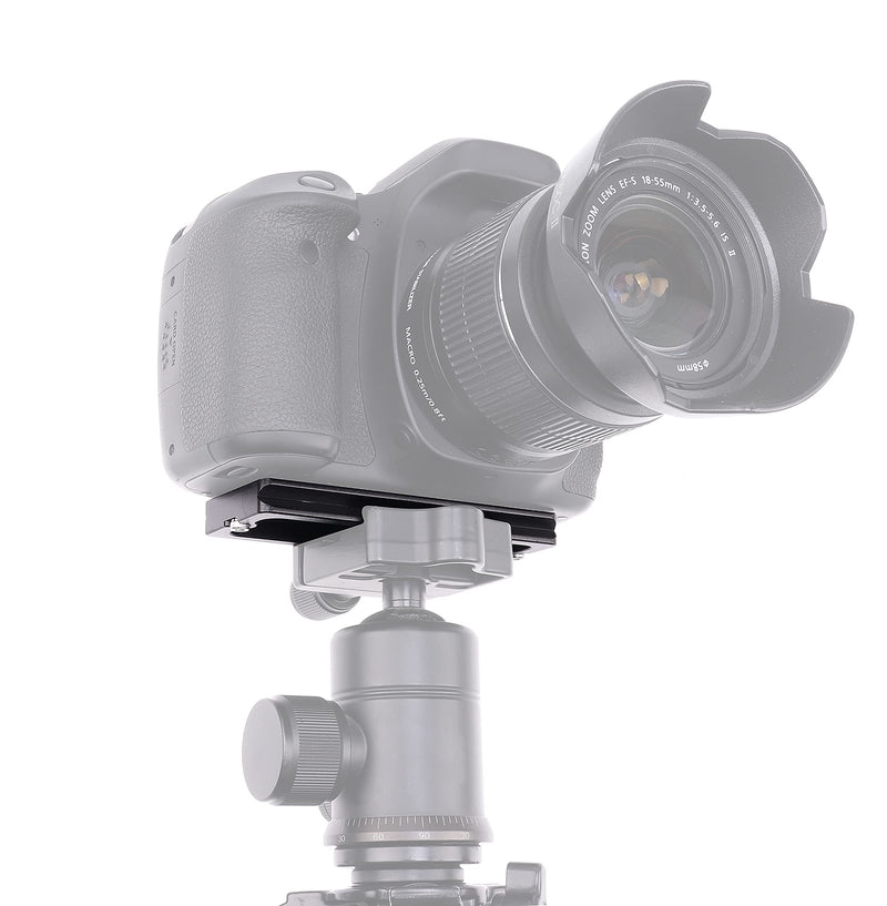 Fotga PU100 Aluminum Quick Release Plate with 1/4" Screw Mount for Camera Tripod Ball Head,Compatible with Benro Arca Swiss Style PU100(100mm)