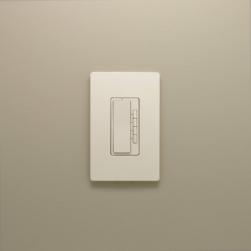 Legrand radiant Digital Light Switch Countdown Timer, Decorator Rocker Wall Switch, 4-Button, RT2LACCV4 Light Almond