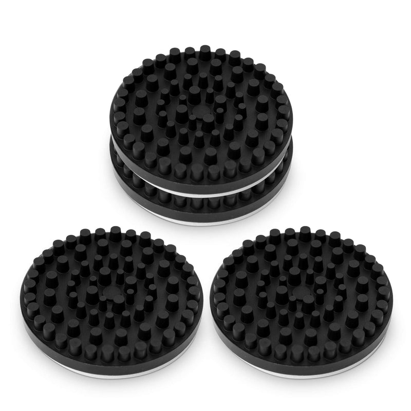 kwmobile Turntable Isolation Feet - Pack of 4 Silicone Anti-Vibration Isolator Pads for Audio Equipment HiFi System Speakers Record Player