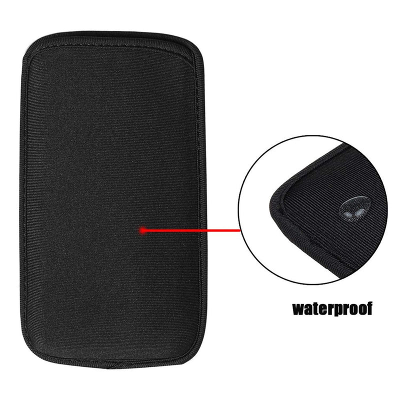 Universal Neoprene Shock Absorbing proof Pouch / Sleeve / Skin / Cover for Samsung Galaxy Mega 6.3 / 5.5 / Note 4 / 3 / 2 / 1 (Black)