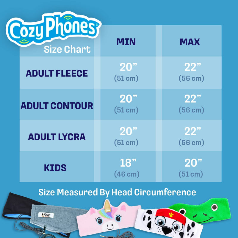 CozyPhones Over The Ear Headband Headphones - Kids Headphones Volume Limited with Thin Speakers & Super Soft Stretchy Headband - Mystic Unicorn Purple