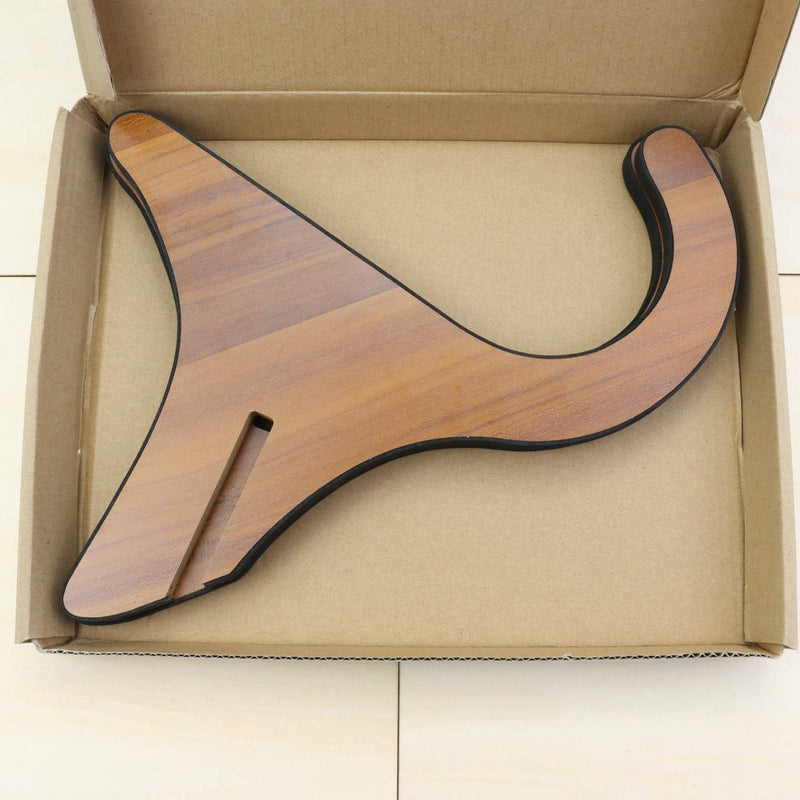 MotBach Portable Folding Wooden Guitar Stand, X Style Musical instrument accessories Holder for Small Guitar/Small Electric Guitar, Violin and Ukelele