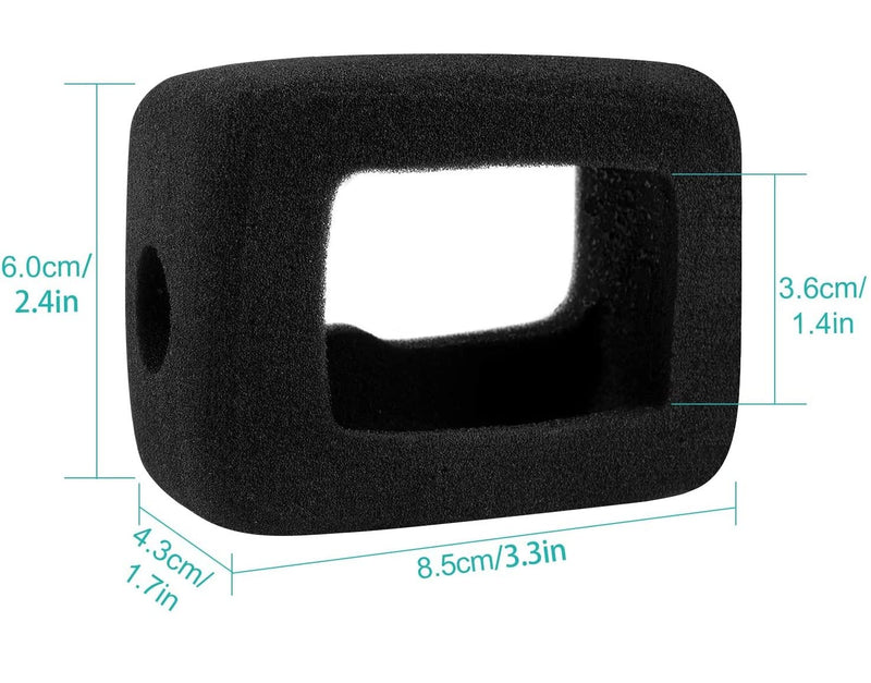 Taisioner Windslayer Cover for GoPro Hero 10 Hero 9 Black Wind Muff Housing Frame Case Video Noise Reduction Accessories