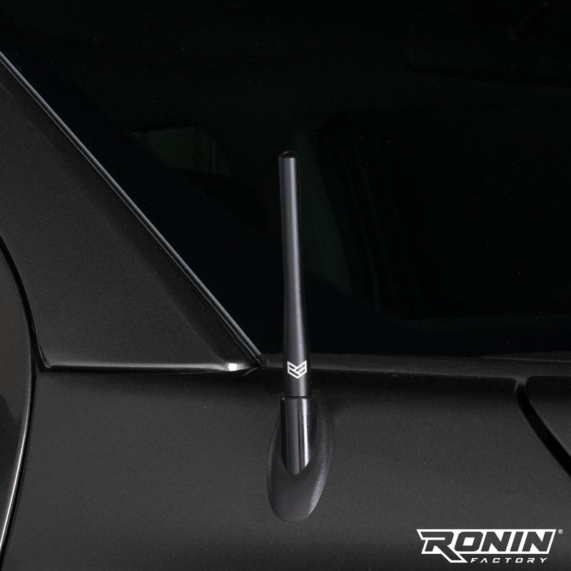 RONIN FACTORY Antenna fits Ford F150 F250 F350 Super Duty, Raptor & Dodge RAM Truck Short Antenna - Anti-Theft Design - 4 inch Long