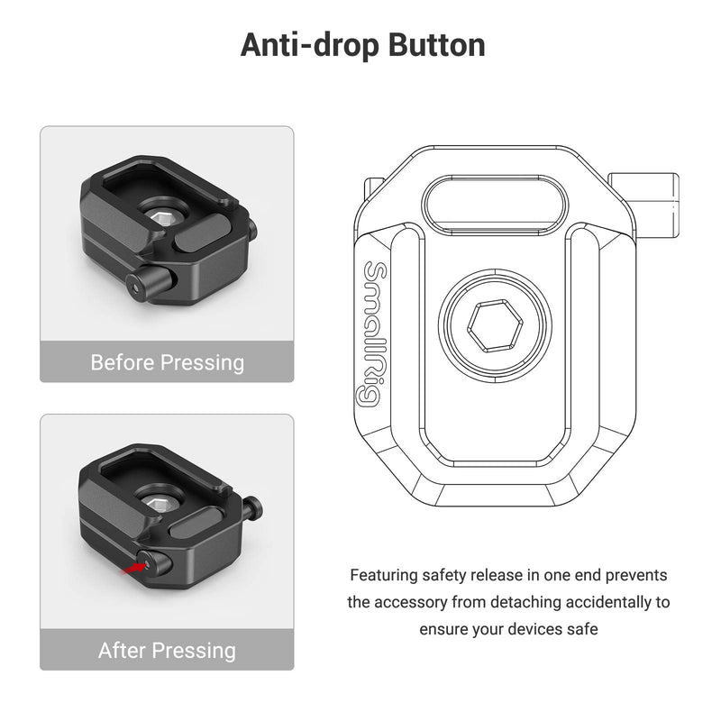 SmallRig Multi-Functional Cold Shoe Mount with Safety Release 2797