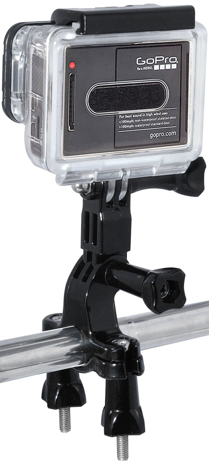 Xit XTGPBIKM Bike and Pole Mount for GoPro Hero Housings for Hero 3, 3+ and 4 Cameras (Black)