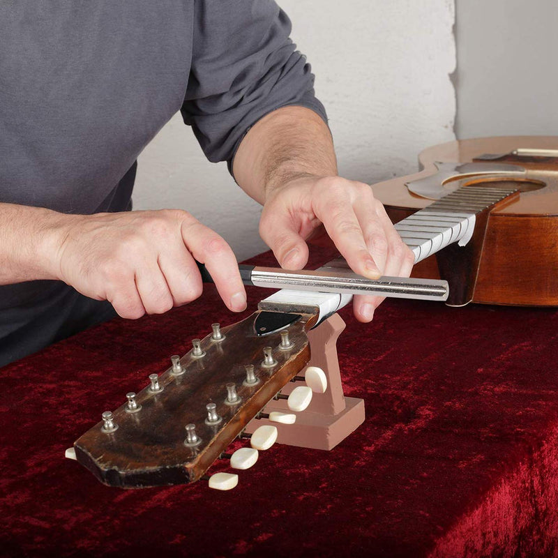 Guitar Fret Crowning File, Fret Repairing Tools, Luthier Tools 3 Sizes Design for Guitars, Ukuleles, Bass, Banjo, Mandolin