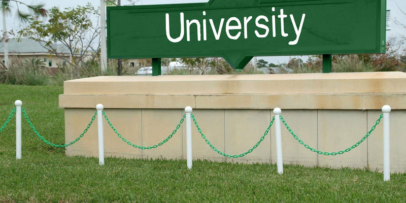 Mr. Chain Plastic Barrier Chain, Green, 1-Inch Link Diameter, 50-Foot Length (10004-50)