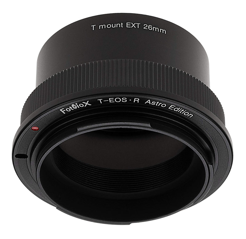 Fotodiox Lens Adapter Astro Edition - Compatible with T-Mount (T/T-2) Screw Mount Telescopes to Canon RF (EOS-R) Mount Cameras for Astronomy