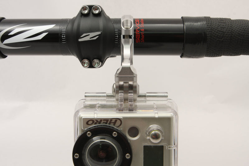K-EDGE GO BIG Pro Handlebar Mount for GoPro Hero (K13-420 Gun Metal Grey) GunMetal