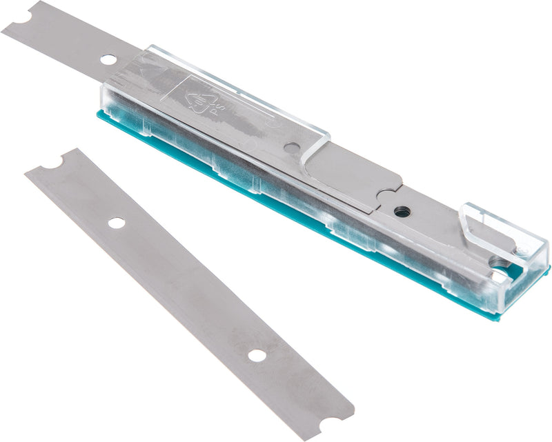Carlisle 36512000 Stainless Steel Replacement Floor Scraper Blades, 4" Blade Length (10 Blade Count)