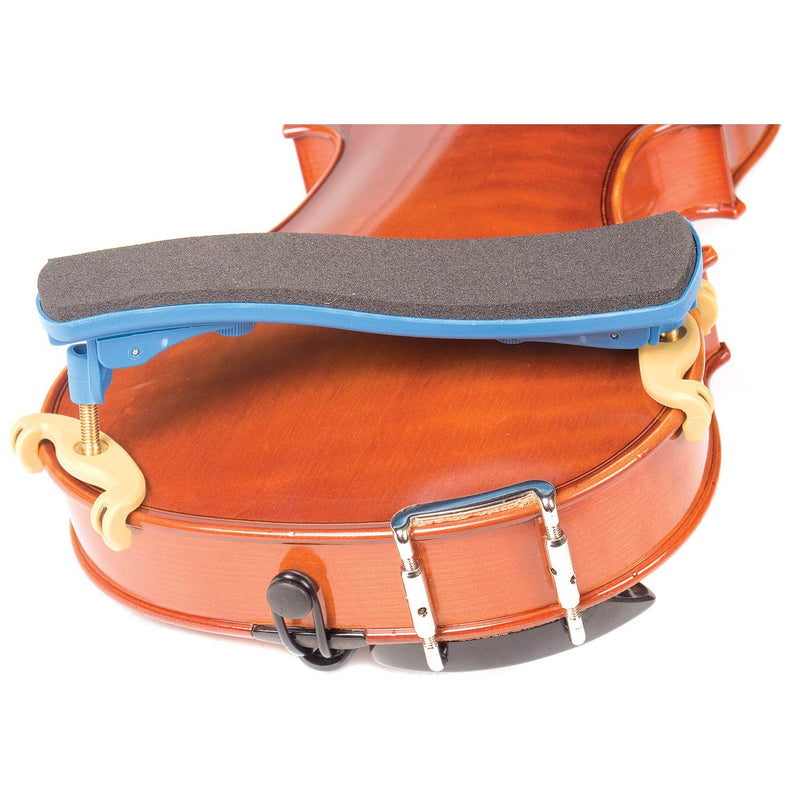 Kun Collapsible Mini Blue Shoulder Rest for 1/16-1/4 Violin