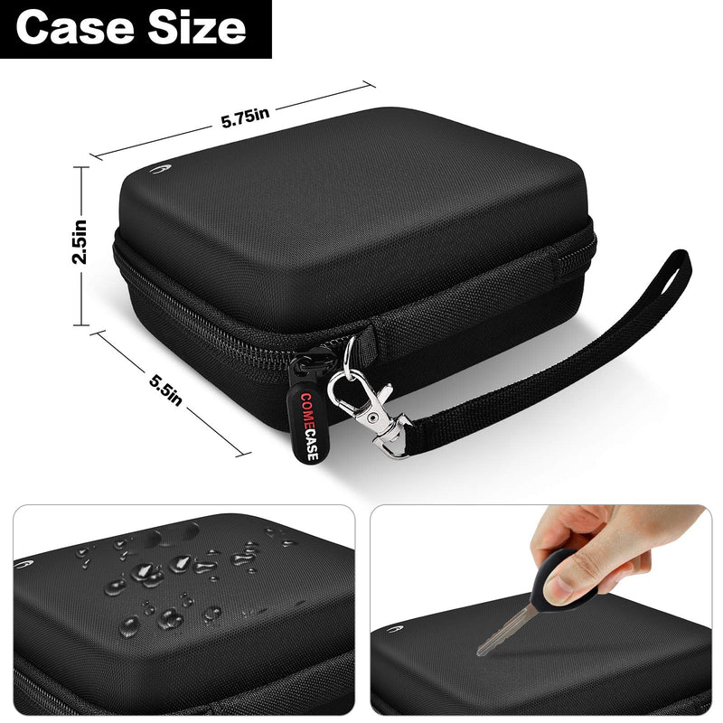 [AUSTRALIA] - Kid Toy Camera Case for VTech Kidizoom Creator Cam Video Camera, Hard Travel Carrying Storage with Accessories Pocket - Black 