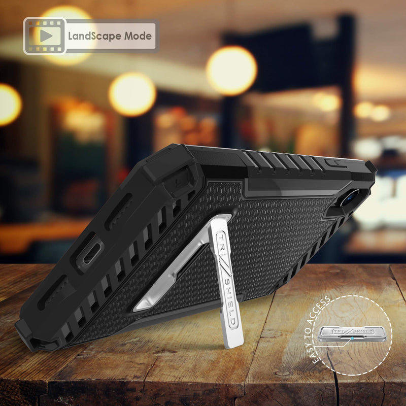Beyond Cell TRISHIELD Series Rugged Cover with + [Belt Clip Holster] + [Built in Kickstand] Compatible with iPhone XR 6.1- Don't Thread ON ME Flag Flag