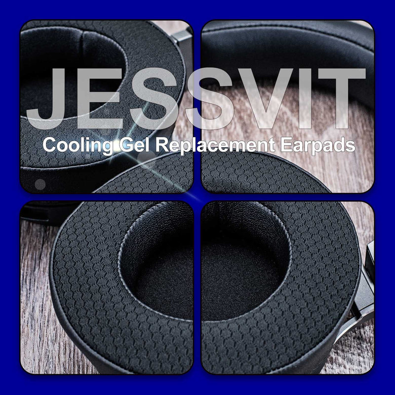 [AUSTRALIA] - Virtuoso XT Ear Pads Replacement for Virtuoso RGB Wireless SE XT Headset, Cooling Gel, More - Softer Memory Foam, Added Thickness, Extra Durability by JESSVIT (Virtuoso XT Cooling Gel Earpads Black) Virtuoso XT Cooling Gel Earpads Black 