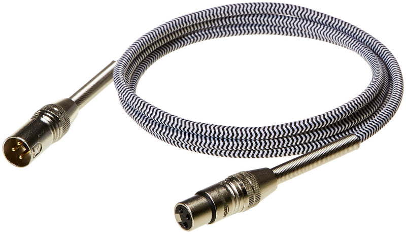 [AUSTRALIA] - AmazonBasics 3 Pin Microphone Cable - 6 Feet, Silver 6-Foot 1-Pack 
