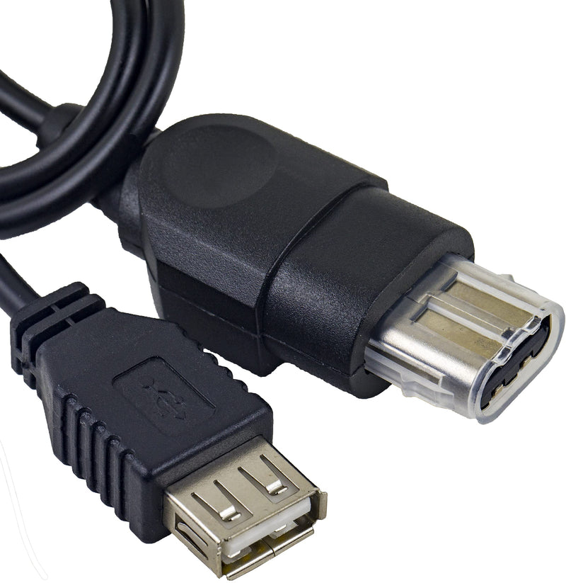 risingsaplings PC Female USB Converter Adapter Cable Cord for Original Xbox Console Gen.1 Console About 30.5in Length