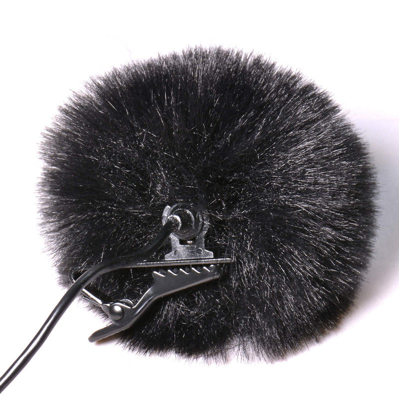 [AUSTRALIA] - Mini Microphone Windscreen, 5 Packs Lavalier Microphone Wind Furry Muffs Diameter 1cm 