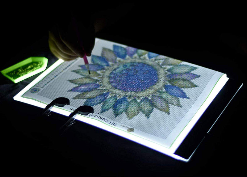 A4 Ultra-Thin Portable LED Light Box Tracer USB Power LED Artcraft Tracing Light Pad Light Box for Artists,Drawing, Sketching, Animation. A4