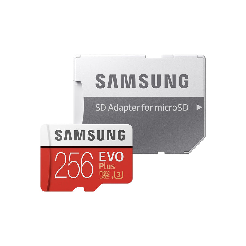 Samsung 256GB EVO Plus Class 10 UHS-I microSDXC U3 with Adapter (MB-MC256GA) 256 GB