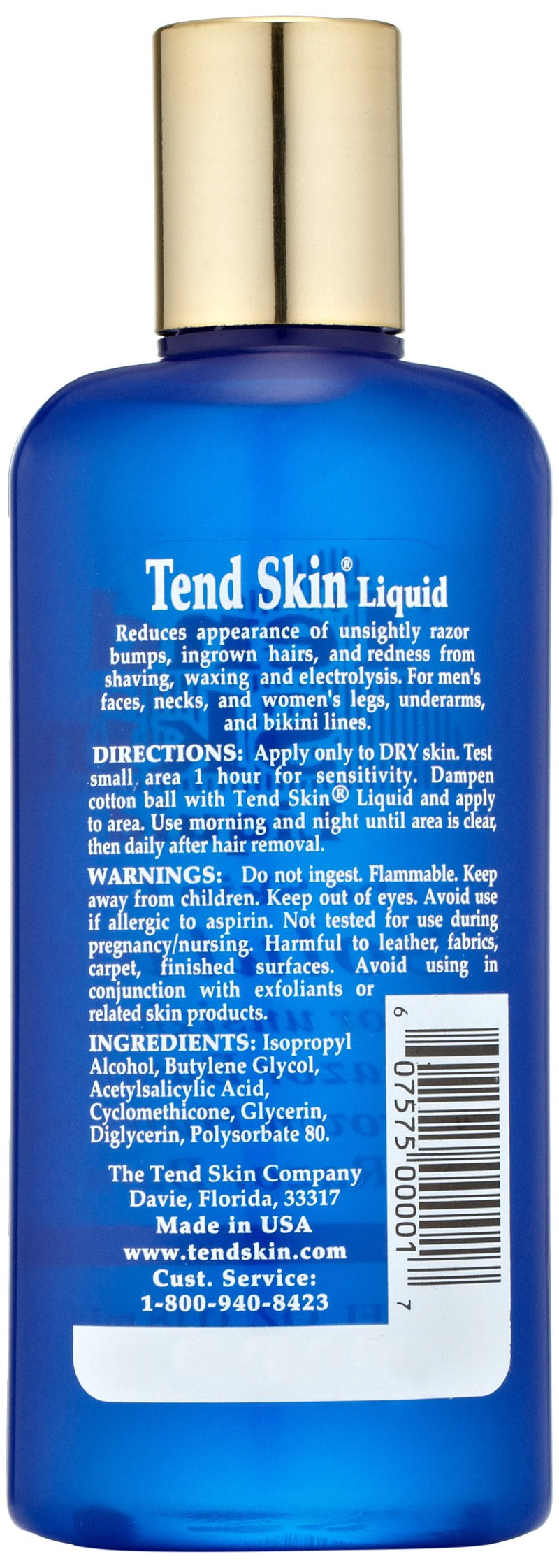 Tend Skin Razor Bump Solution, 4 ounce, Post Shaving & Waxing, for women & men