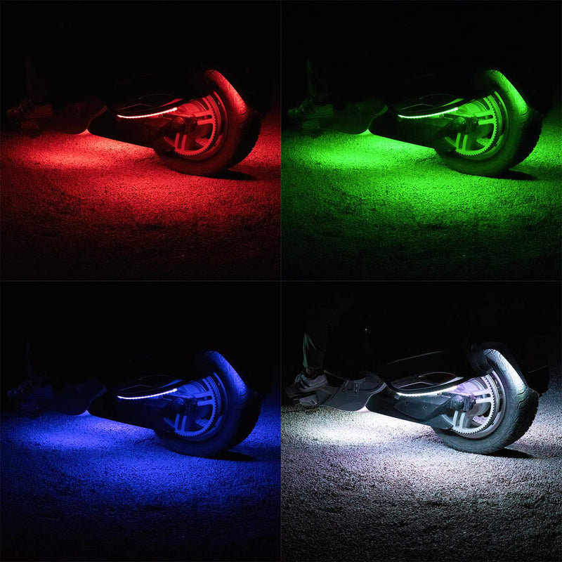 DITRIO 4pcs 2-Feet Extension Cords and 3pcs 2-Way Splitters for Underglow RGB LED Strip Light Kits on Motorcycles Trikes Golf Carts ATVs EXT-2FT 4 * 2' Extension wire + 3 * 1-2 way splitter