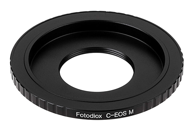 Fotodiox Lens Mount Adapter, for C-Mount Lens (Movie Lens, CCTV Lens trinocular Microscope phototubes) to Canon EOS M Mirrorless Cameras Standard