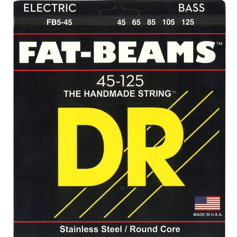 DR Strings FAT-BEAM Bass Guitar Strings (FB5-45)