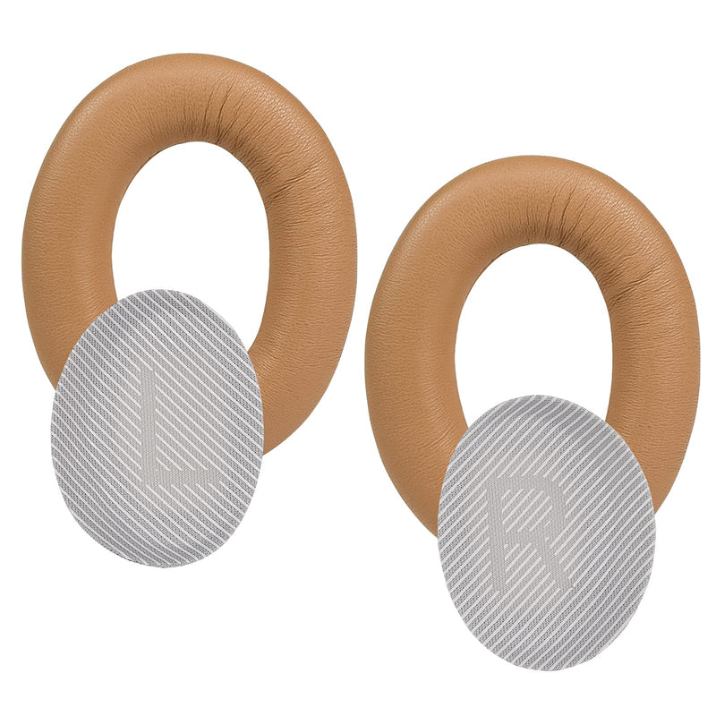 [AUSTRALIA] - MOLGRIA Lambskin Ear Pads Cushion, Replacement Sheepskin Earpads for Bose Quiet Comfort QC 35 II QC35 QC35ii QC15 QC25 QC2 AE2 SoundLink SoundTrue Headphones(Tan Tan 