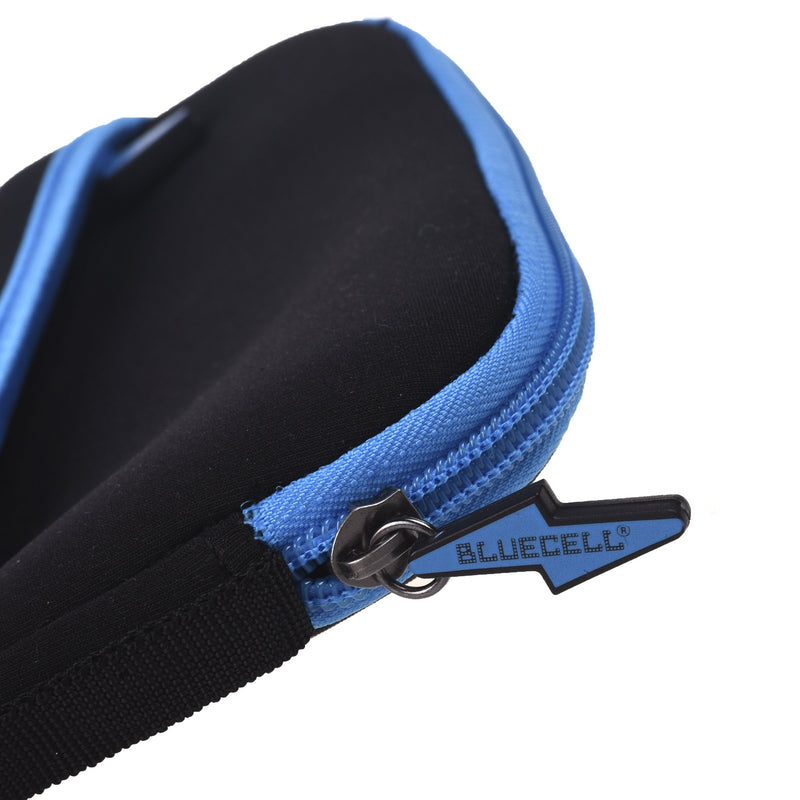 BCP 7-1/2inches External USB DVD/Blue-Ray/Hard Drive/GPS Neoprene Protective Storage Carrying Bag Sleeve/Pouch with Extra Storage Pocket
