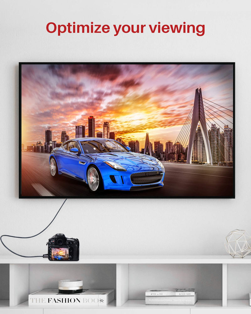 Mini HDMI to HDMI Cable, iVANKY High Speed 4K 60Hz Male to Male HDR HDMI 2.0 Adapter,Compatible with Nikon Z6 Canon EOS RP/EOS R/EOS 7D Mark II / XA40,Lenovo Thinkpad Yoga, 3 ft