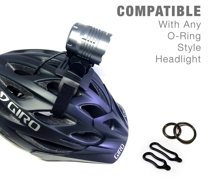 Stupidbright Stupidbright Bicycle Helmet Mount for Cree Powered LED Bike Light. Gemini, Magicshine, Night Provision BX-960