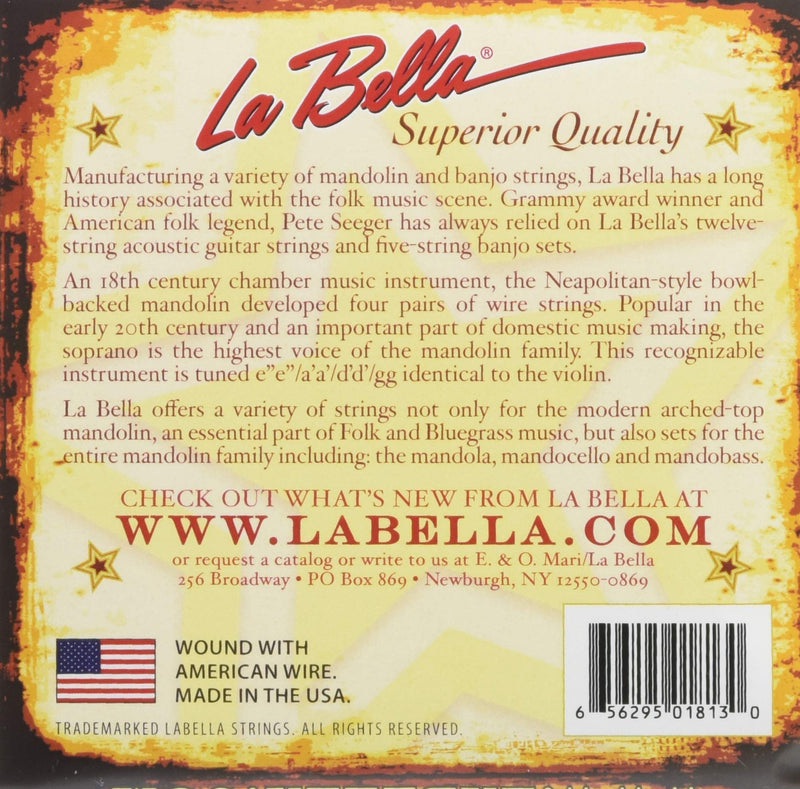 La Bella 880 L Mandolin Bronze 009/036