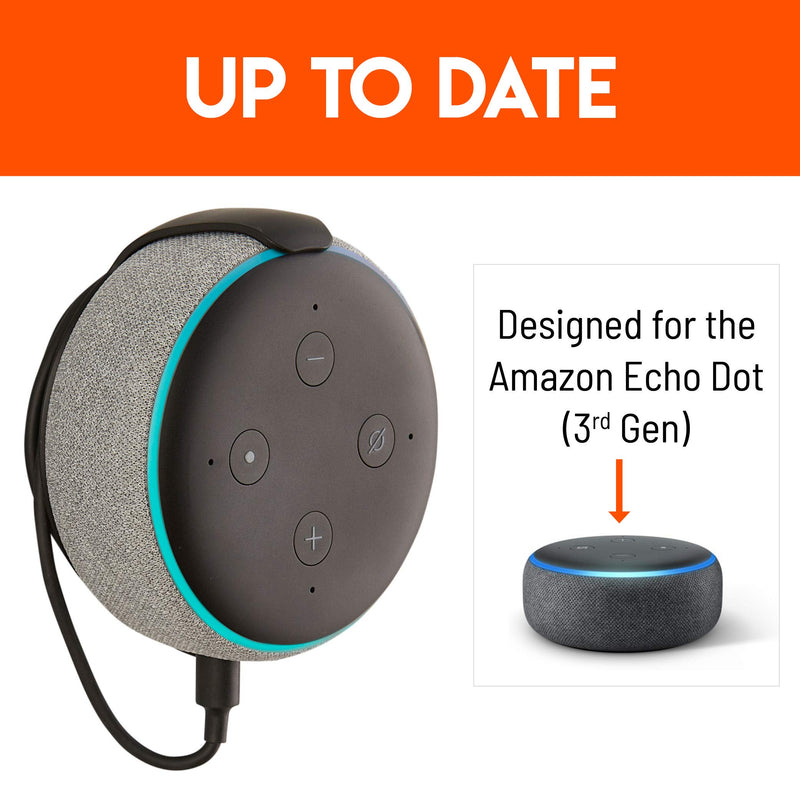 [AUSTRALIA] - Made for Amazon Mount for Echo Dot (3rd Gen) - Black 
