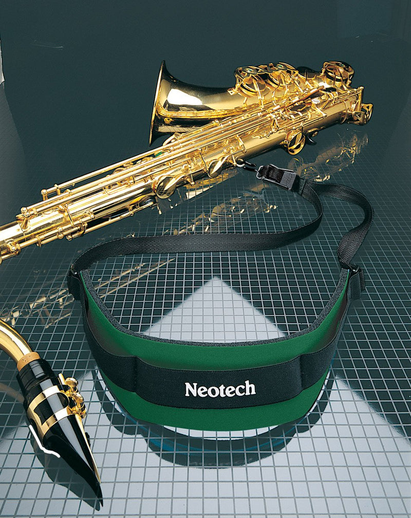 Neotech Soft Sax, Forest Green, Regular, Metal Hook Saxophone Strap (1919192)