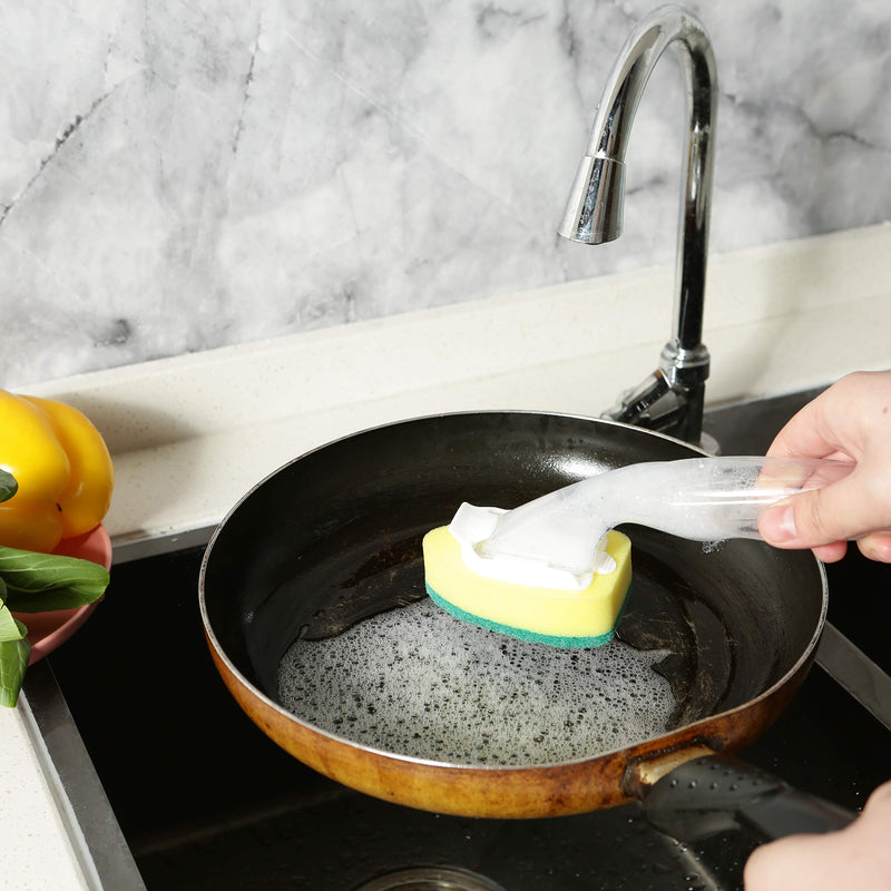 Heavy Duty Dish Wand Sponge Refill Replacement Heads for Kitchen Sink Cleaning Dish Wash Sponge