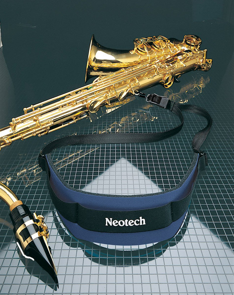 Neotech Soft Sax, Navy, Regular, Metal Hook Saxophone Strap (1903192)