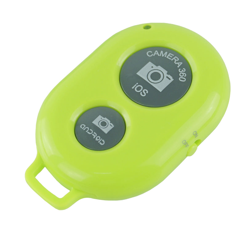CamKix Camera Shutter Remote Control with Bluetooth Wireless Technology - Create Amazing Photos and Videos Hands-Free - Works with Most Smartphones and Tablets (iOS and Android) Green