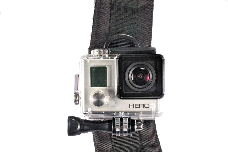 [AUSTRALIA] - Clakit Strap Mount for GoPro HERO Action Cameras, Backpack Attachment for Hikers, Travelers, Bikers, Skiers, Snowboarders, Skateboarders and more Black 