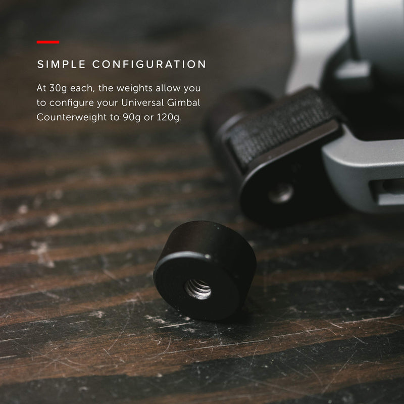 [AUSTRALIA] - Moment Addon Weight for Universal Gimbal Counterweight - Balance Lenses and Filters 