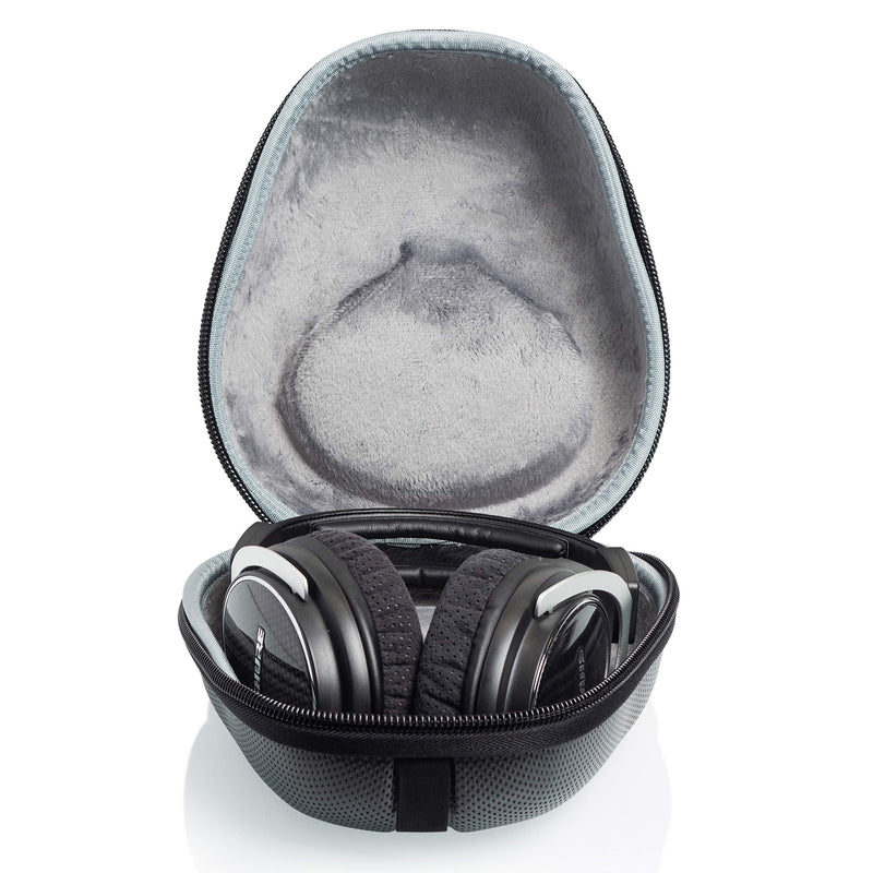 Slappa Full-Sized HardBody PRO Headphone Case Ultimate Protection for Audio Technica, Beats, Sony + Many More, Black - Dimple (SL-HP-07)
