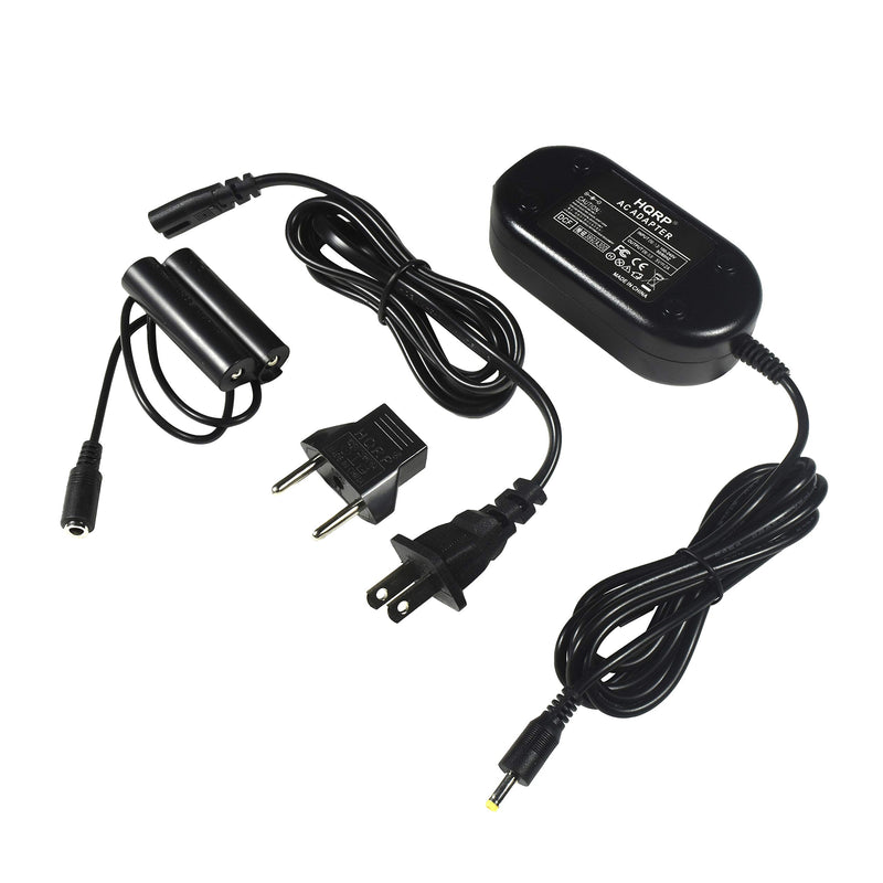 HQRP AC Adapter Kit Compatible with Fuji Fujifilm Finepix CP-04 HS10 HS20EXR S1500 S8600 S8630 S2000HD S2500HD S2550HD S2600HD S2700HD S3300 S3400 S3900 S4000 S4700 S8300 S8400 S8500 Digital Camera