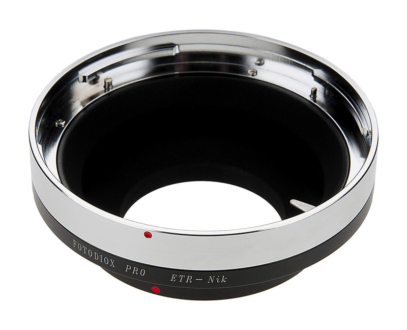 Fotodiox Pro Lens Mount Adapter - Bronica ETR (ETRC, ETRS, ETR-C, ETRSi) Lens to Nikon F-Mount SLR/DSLR Camera Body