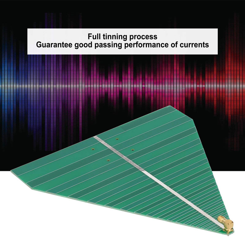 Walfront Log Periodic UWB Antenna 600-6000MHz Ultra Wideband Printed Circuit Board 50W for UWB with WiFi