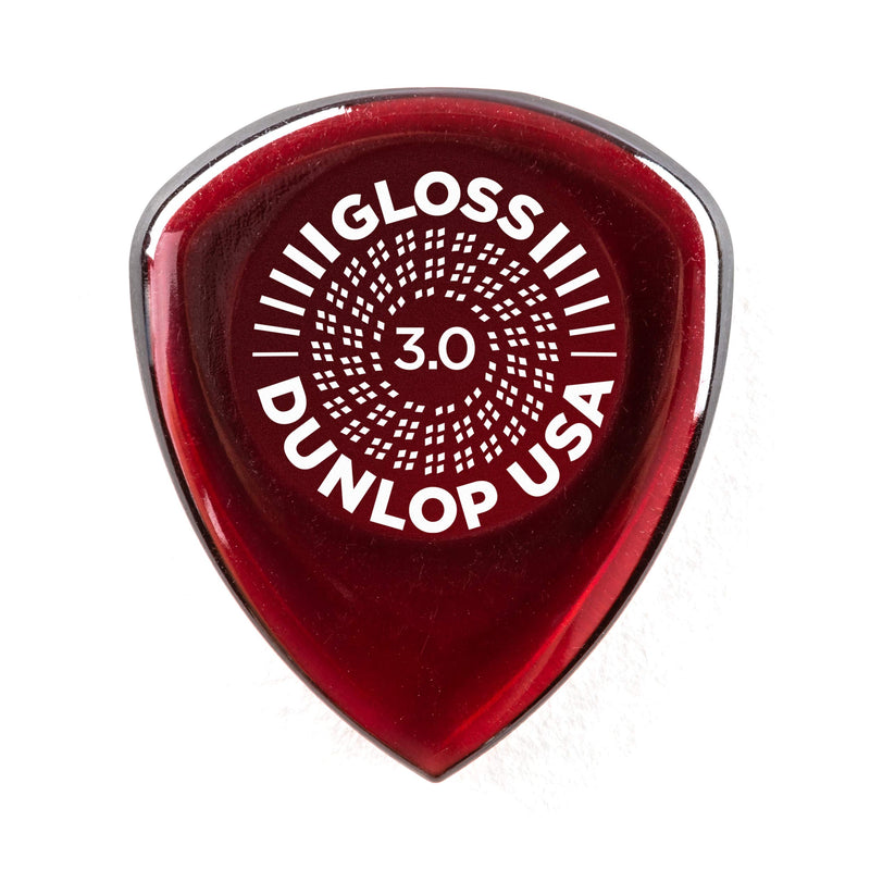 Jim Dunlop Flow Gloss 3.0mm Guitar Picks - 3 Pack (550P300)