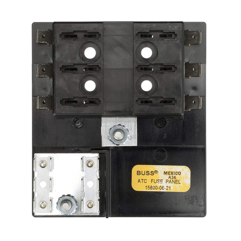 Seachoice Fuse Block ATO/ATC, 6 Gang Ground Bar 12V