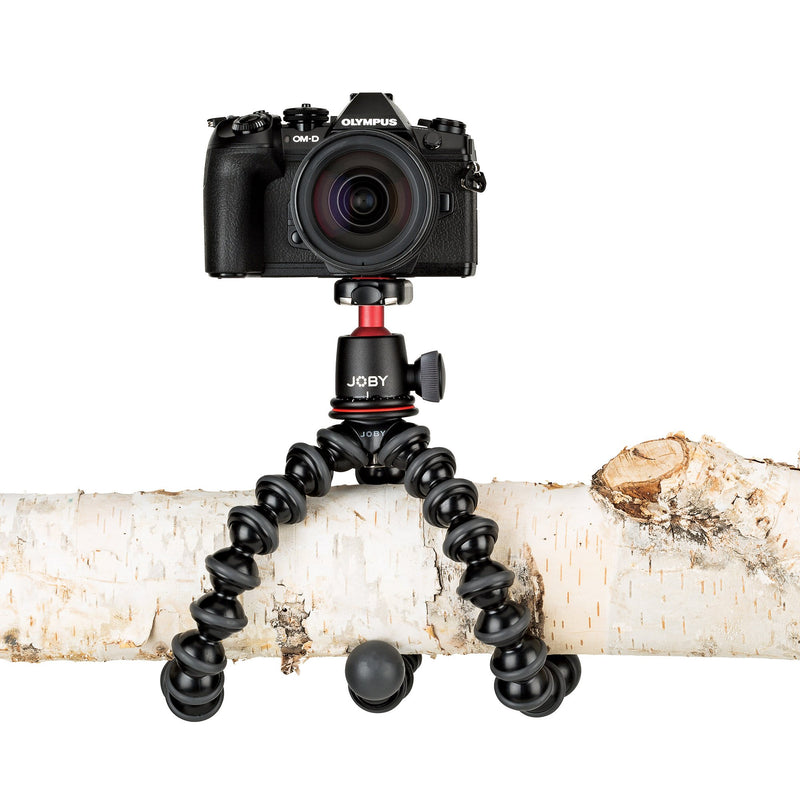 Joby JB01507 GorillaPod 3K Kit. Compact Tripod 3K Stand and Ballhead 3K for Compact Mirrorless Cameras or Devices up to 3K (6.6lbs). Black/Charcoal.