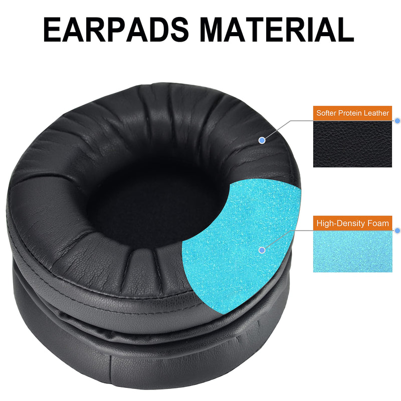 [AUSTRALIA] - K240 Ear Pads defean Replacement Ear Cushion Earpads Pillow Cover Compatible with AKG K240 K550 K551 K553 K241 K241 K272 Headset,Softer Leather,High-Density Noise Cancelling Foam, Added Thickness 